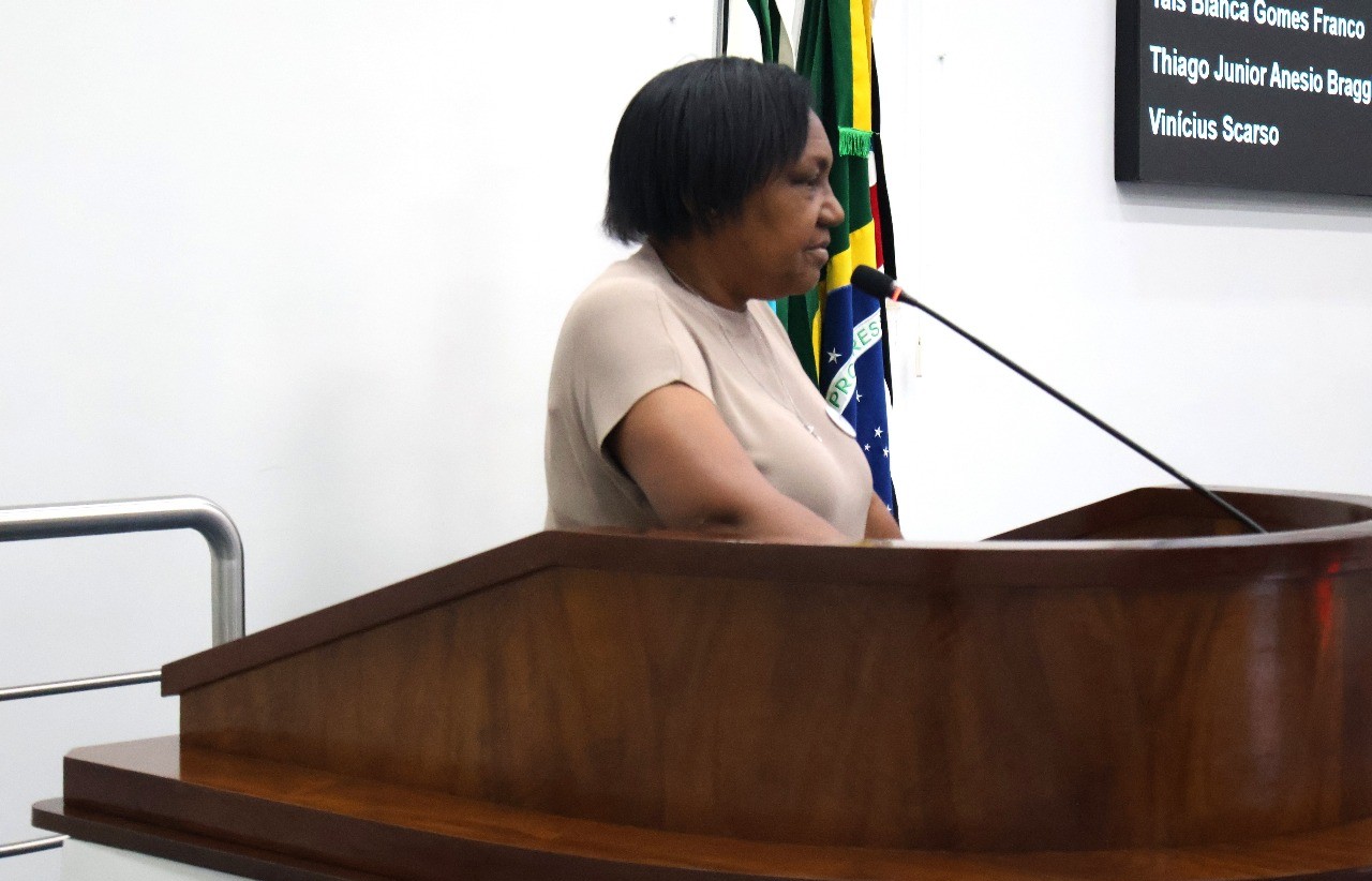 Vereadora Inês Luísa Félix destaca avanços na saúde e na educação em tribuna na 33ª Sessão Ordinária