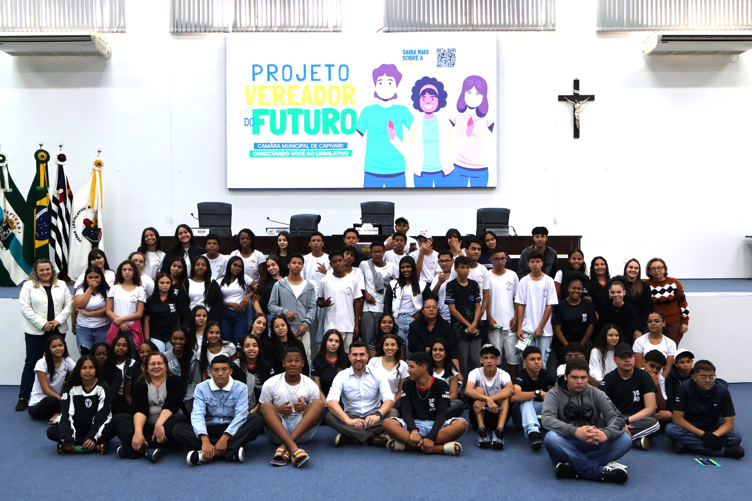 Projeto Vereador do Futuro 2025 é sucesso entre alunos da rede pública