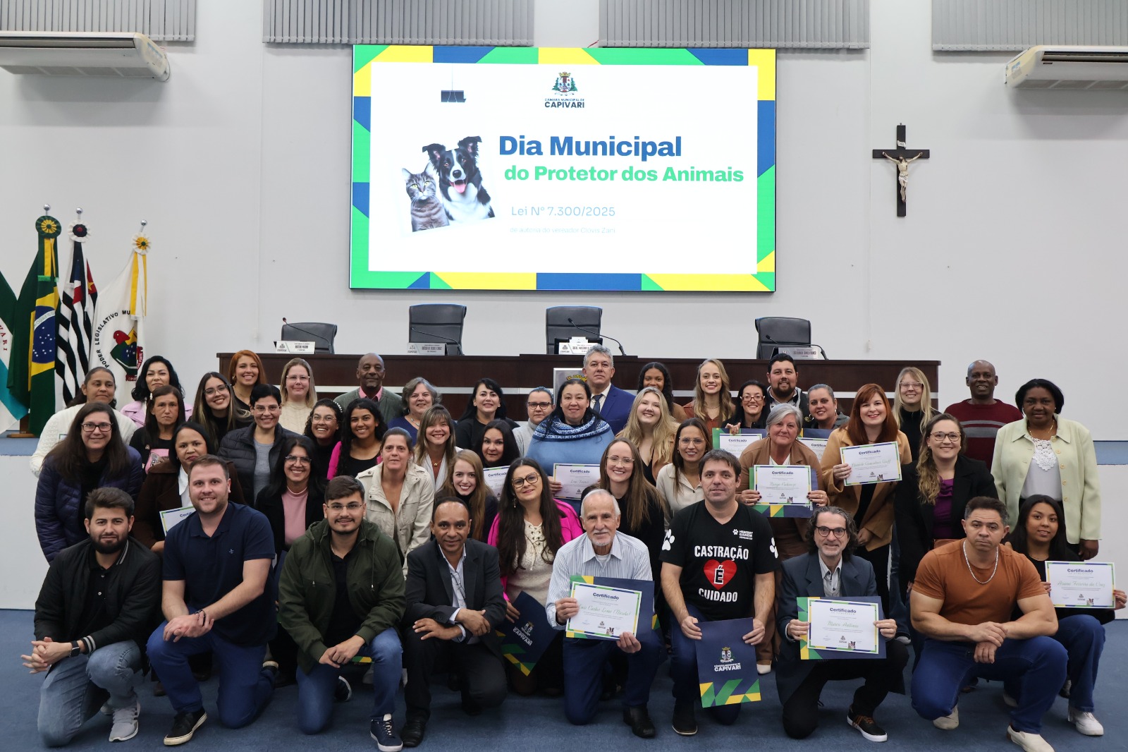 Câmara de Capivari celebra o Dia Municipal do Protetor de Animais