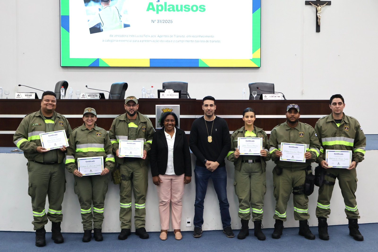 Câmara de Capivari homenageia Agentes de Trânsito com Moção de Aplausos