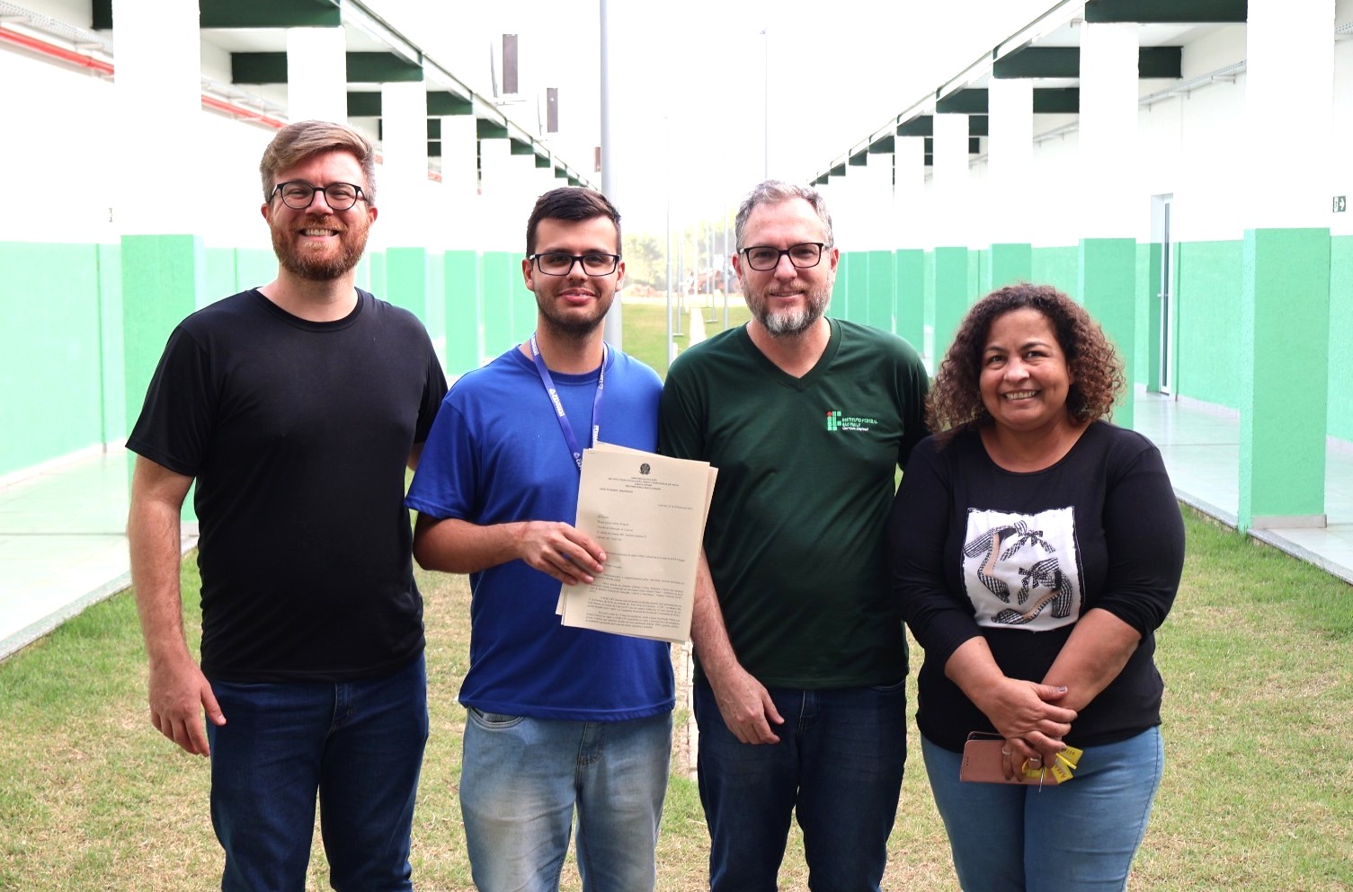 Vereador Ruan Henrique visita o novo prédio do IFSP Capivari