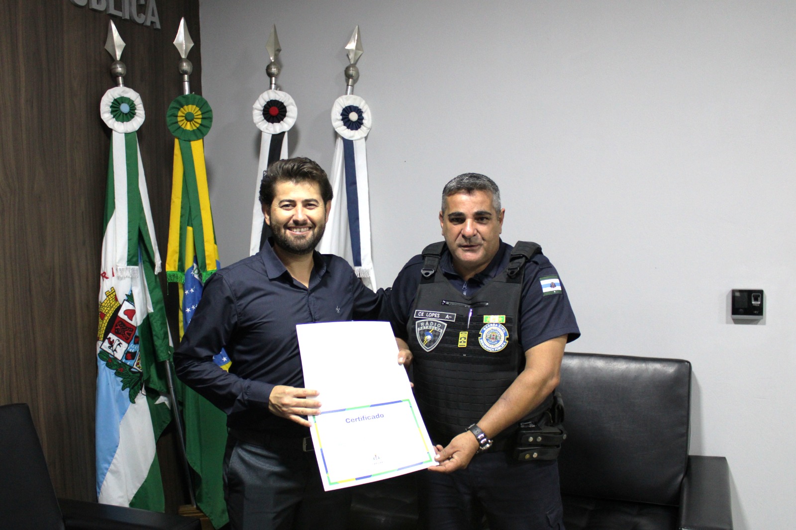 Guarda Civil de Capivari é homenageado por 35 anos de serviços prestados