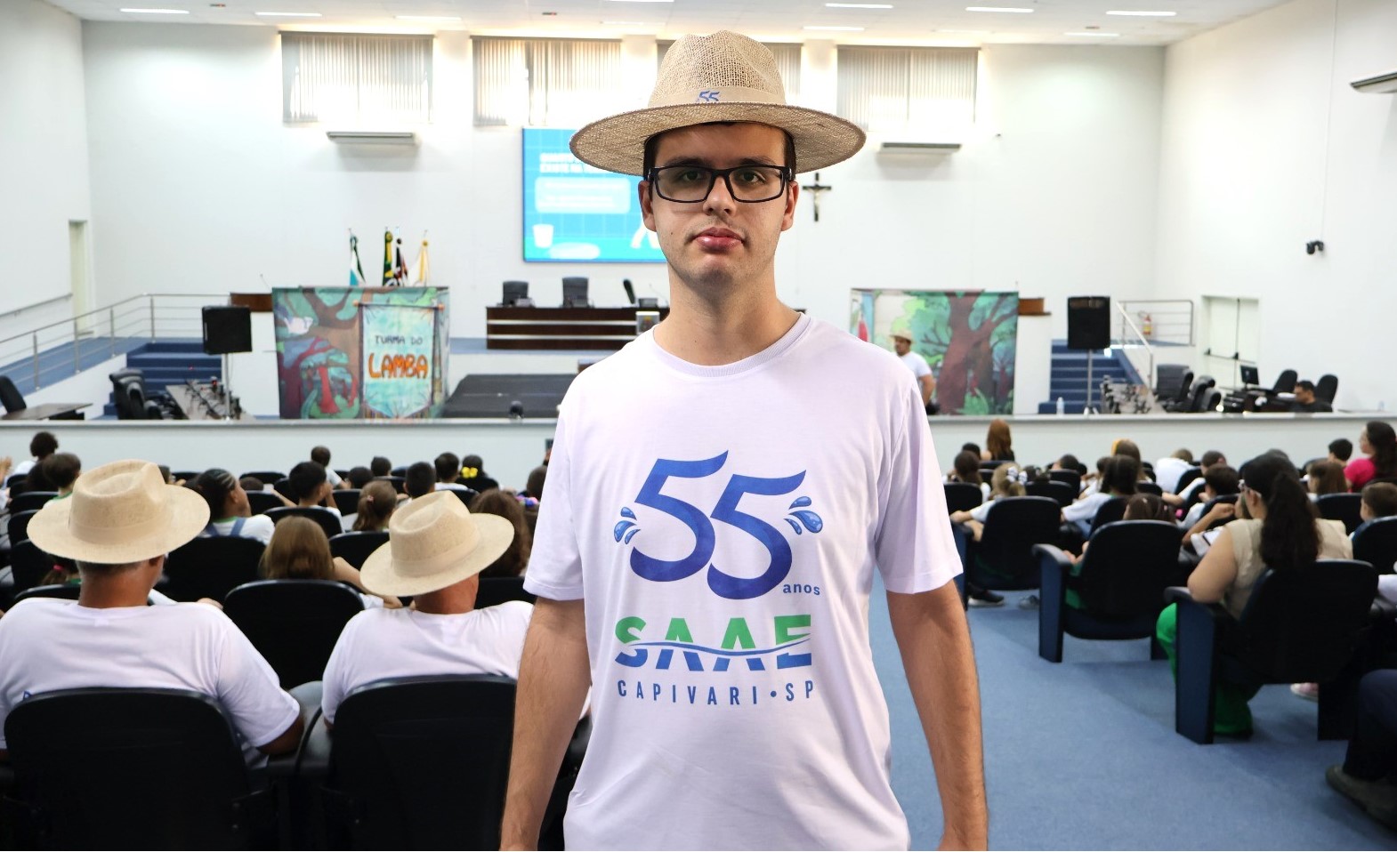 Vereador Ruan Henrique acompanha atividades da Semana da Água na Câmara de Capivari