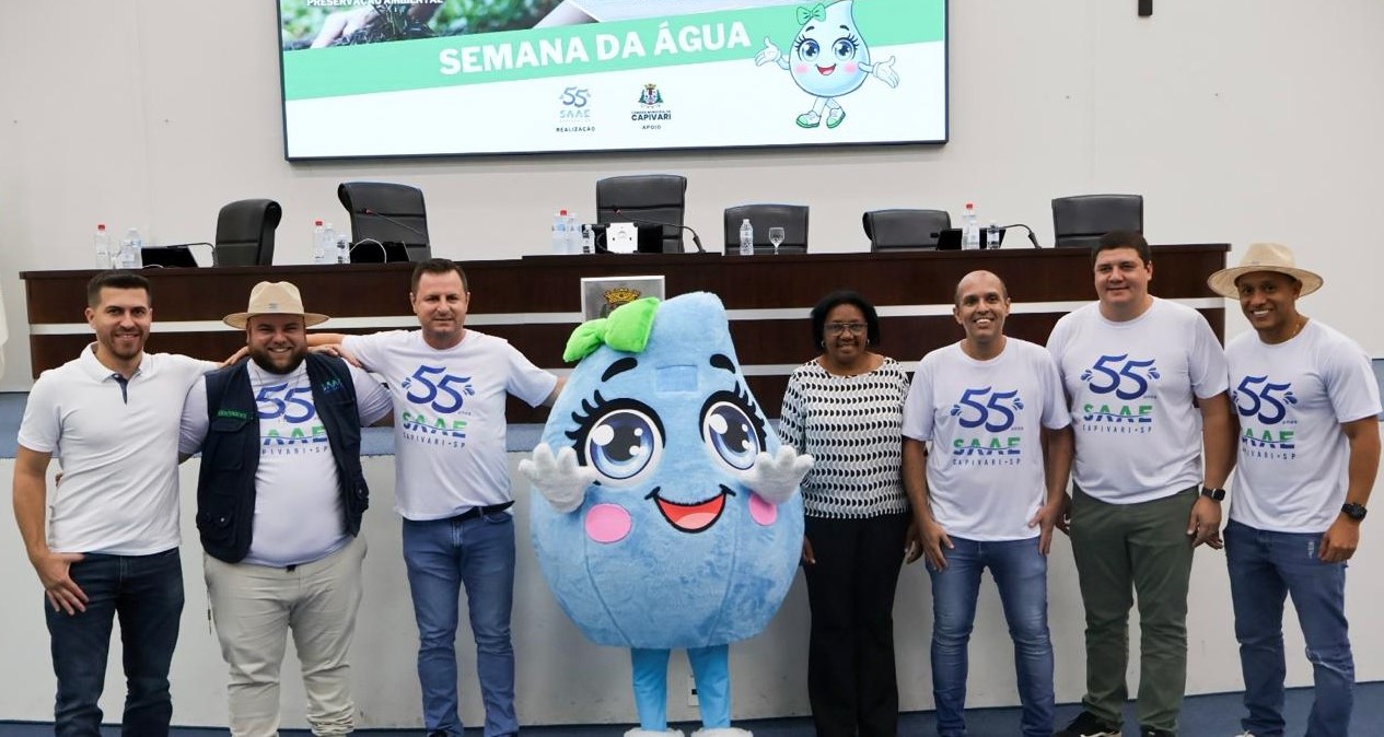 SAAE Capivari dá início à Semana da Água com evento na Câmara Municipal de Capivari