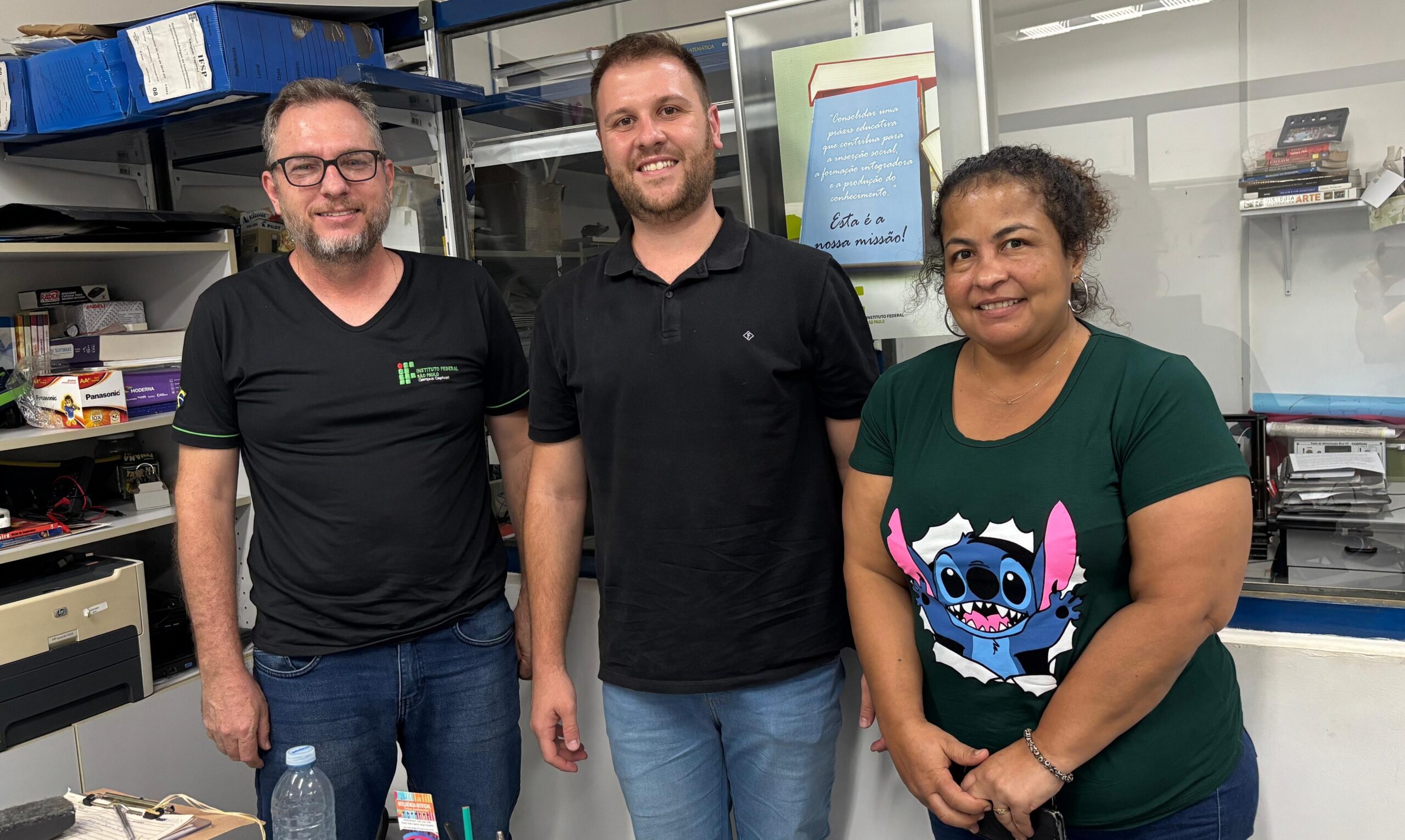 Vereador Thiago Braggion visita o Instituto Federal
