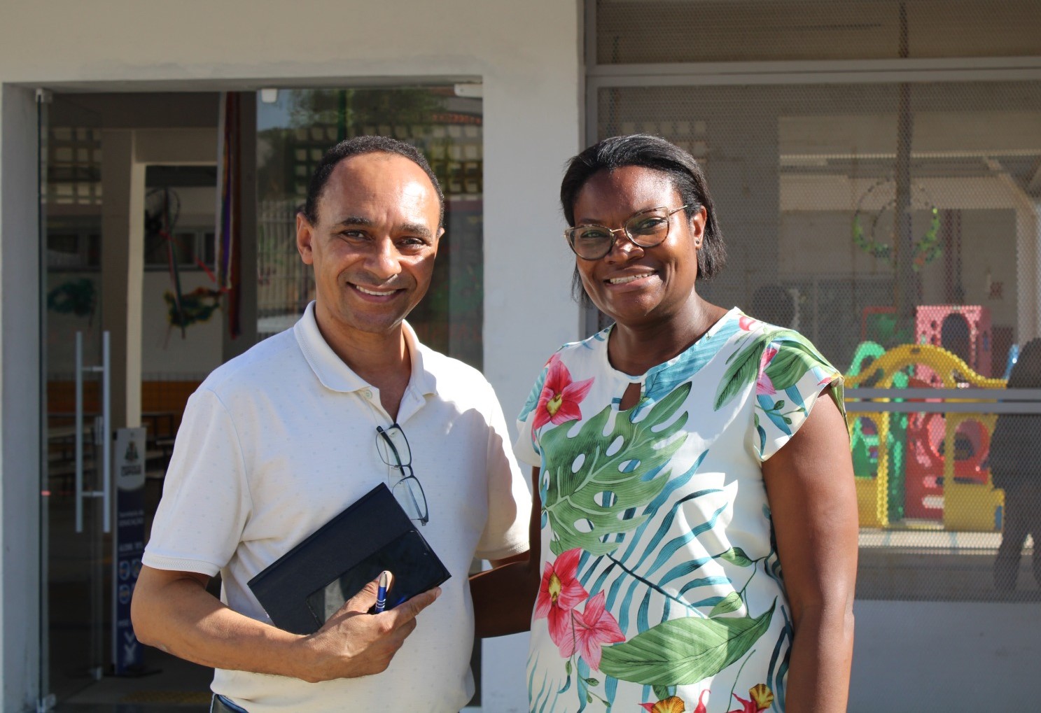 Vereador Nelson Soares visita creche na Vila Fátima