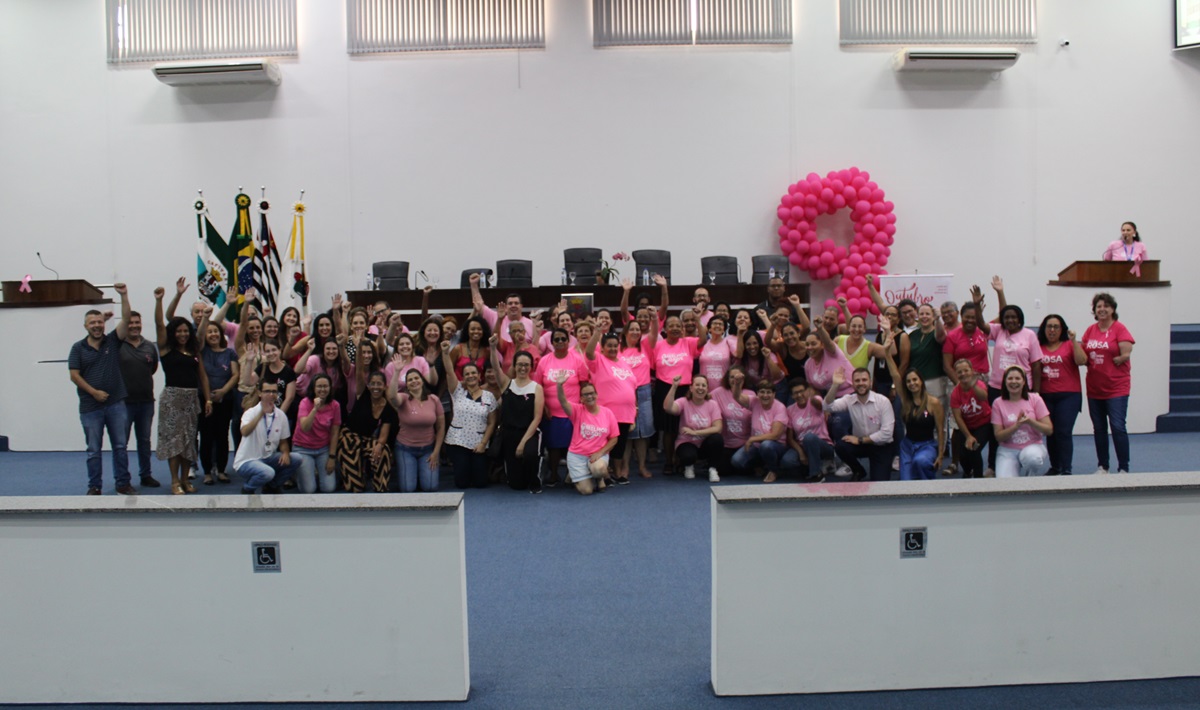Câmara de Capivari e Secretaria de Saúde realizam palestra sobre Outubro Rosa
