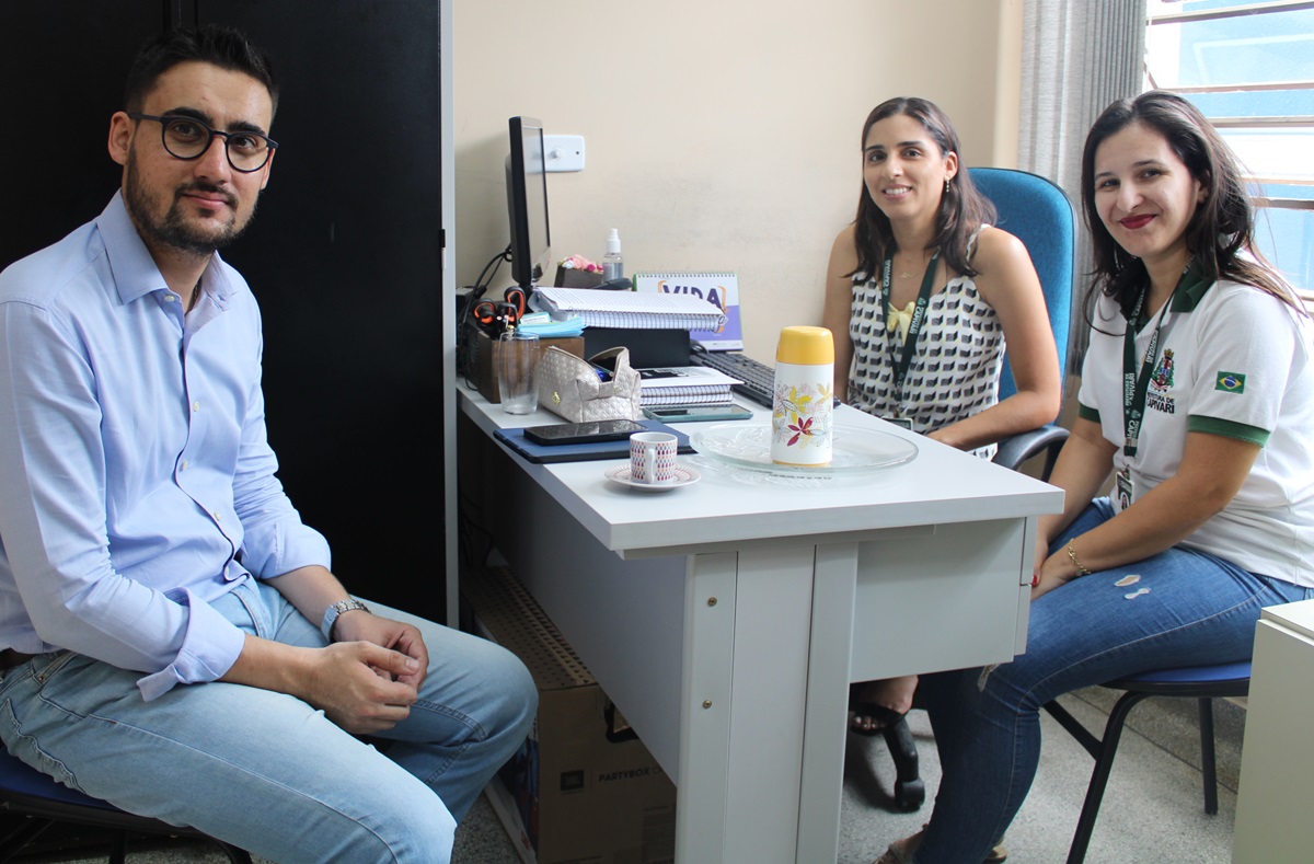 Vereador José Eduardo Pacheco visita EICAP José Annicchino Fu Paulo