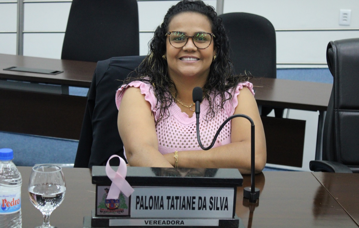 Vereadora Paloma Tatiane destaca diversos assuntos em tribuna na 31ª Sessão Ordinária