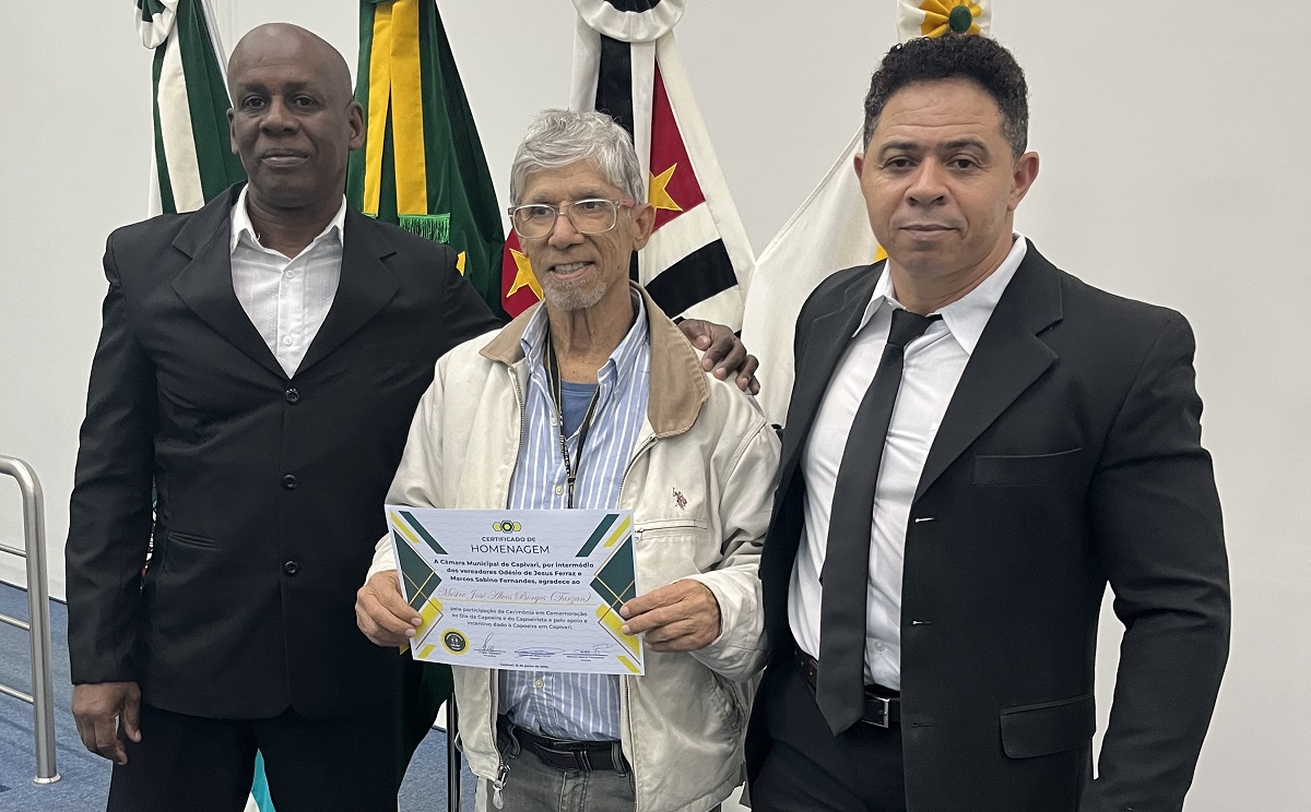 Dia da Capoeira e do Capoeirista é celebrado com evento na Câmara Municipal de Capivari