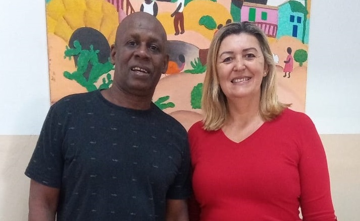 Vereador Odésio Ferraz visita creche no bairro Morada do Sol