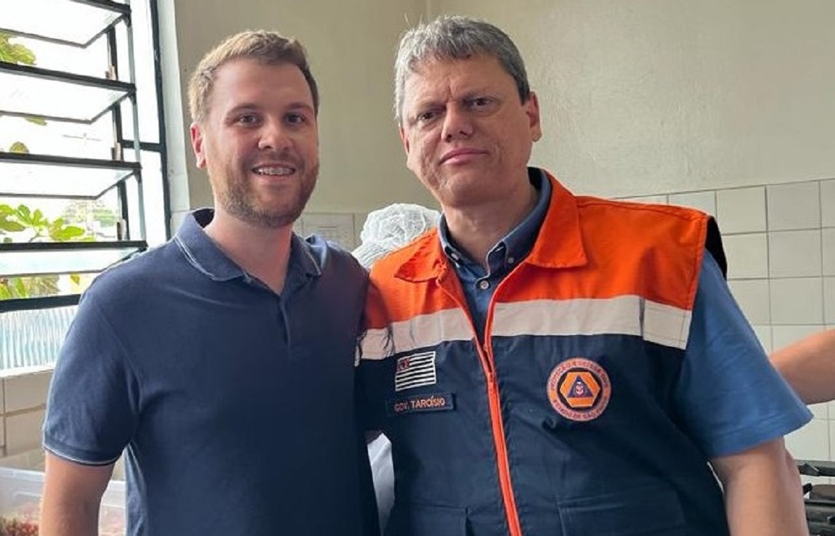 <strong>Presidente Thiago Braggion participa de visita do governador Tarcísio de Freitas a Capivari</strong>