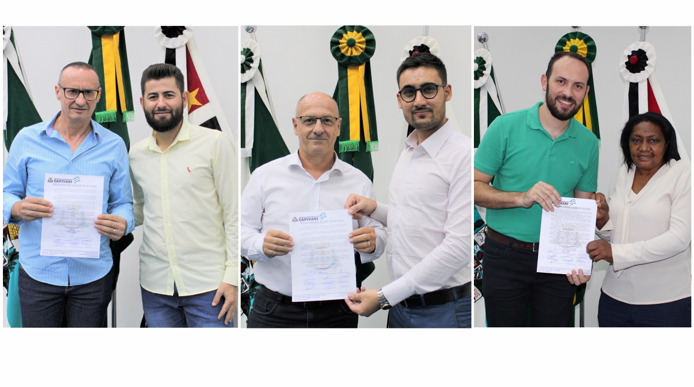<strong>Vereadores Sandro Modas, José Eduardo Pacheco e Inês Luísa Félix homenageiam Desafio Laudax, Asas e biomédicos</strong>