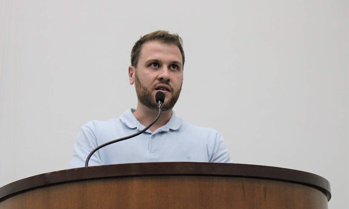 Vereador Thiago Braggion parabeniza Prefeitura por construção de ciclofaixa e ponto de pedal na avenida Marlene Rossi