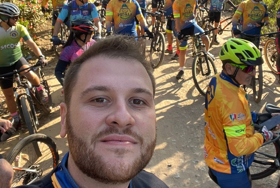 Vereador Thiago Braggion elogia pedal beneficente que arrecadou 500 kg de ração