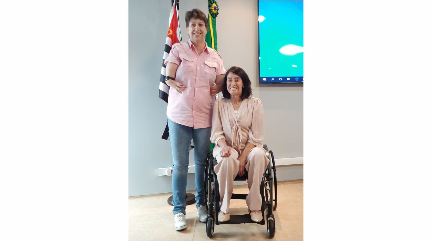 Vereadora Sele Rosada discute projetos para as pessoas com deficiência com a secretária estadual Célia Leão