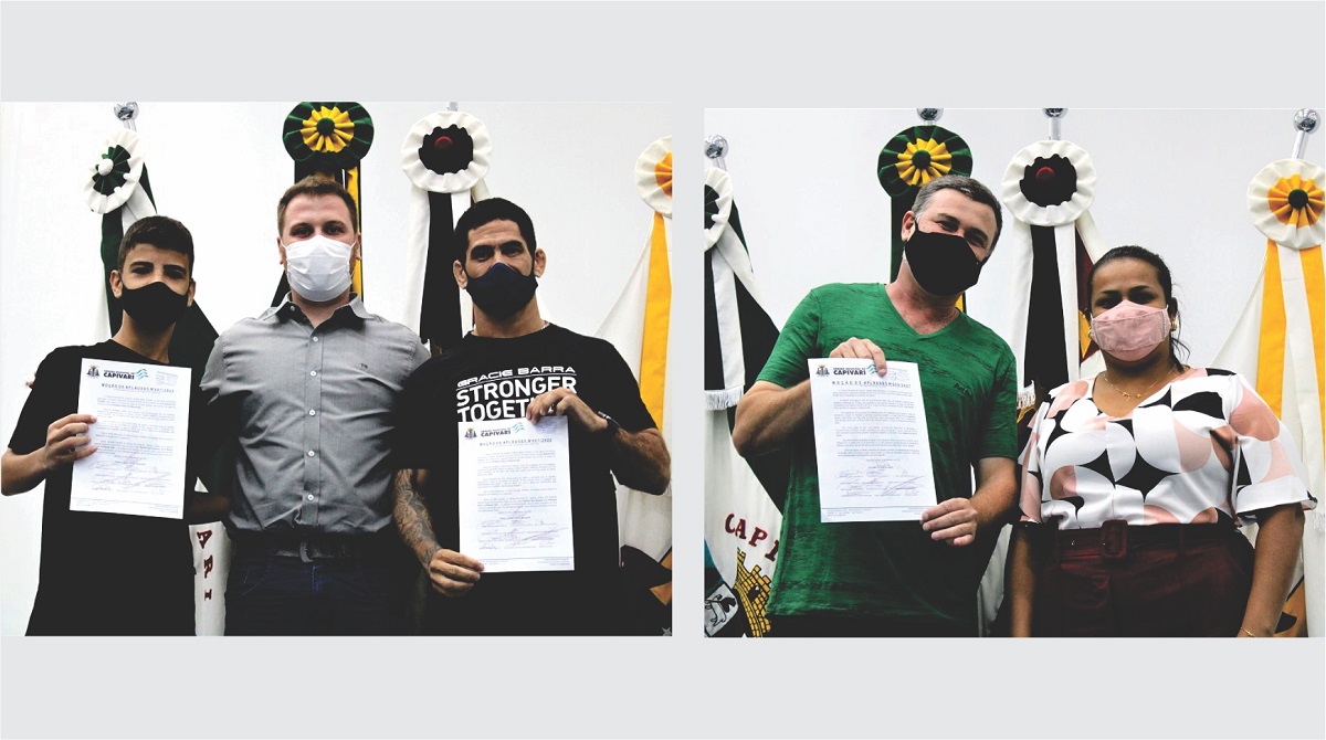 Câmara de Vereadores de Capivari homenageia atleta e professor de jiu jitsu e servidor público do Saae